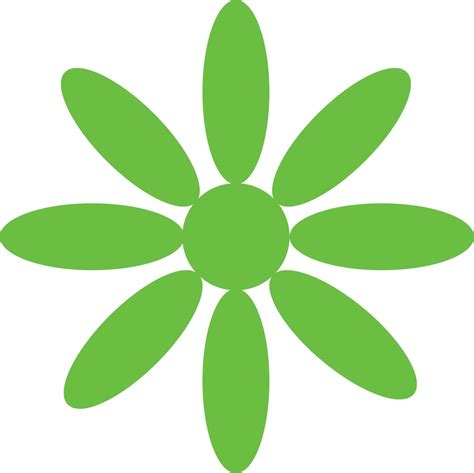 Green Flower Vector Illustration 23894538 Vector Art at Vecteezy