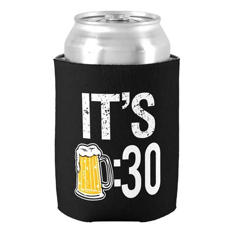 It's Beer 30 funny beer can cooler sleeve | Zazzle.com | Beer humor ...