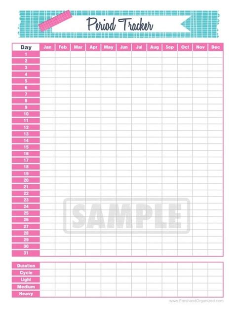 Printable and fillable period tracker Menstrual cycle calendar Menstrual cycle tracker,Yearly ...