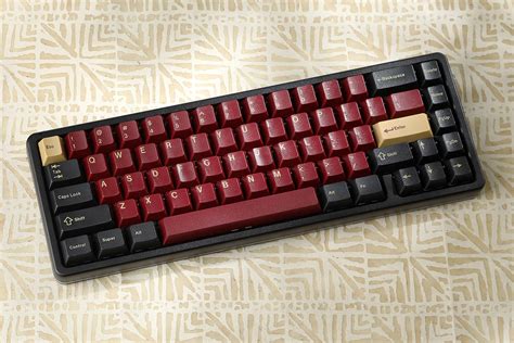 Drop + RedSuns GMK Red Samurai Custom Keycap Set | Doubleshot ABS ...