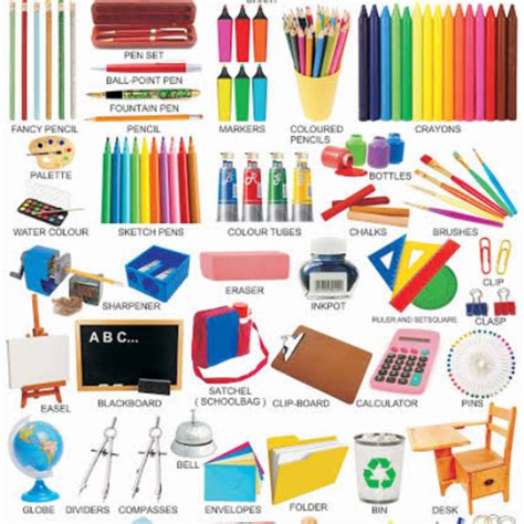 Stationery Items Png