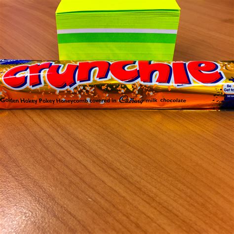 Crunchie bar with note paper | Yummy Lummy