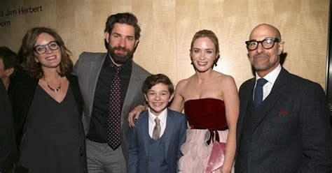 Stanley Tucci & John Krasinski Enjoyed A Family Thanksgiving Together