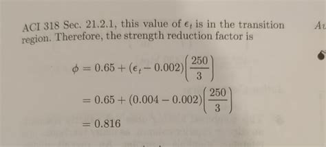 Tensile stress formula (ACI) : r/PE_Exam