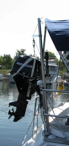 Outboard Boat Motor Lift Crane