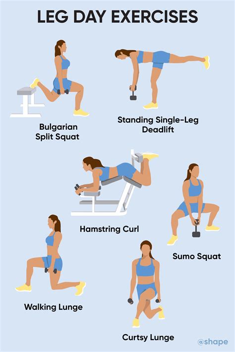 Trainers Share the Leg Day Exercises They Live For | Leg and glute ...