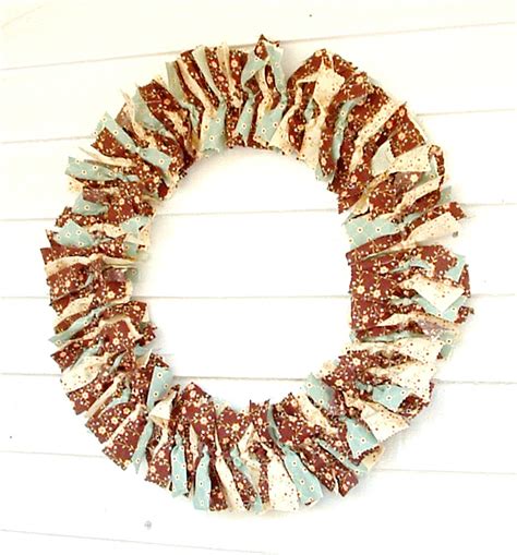 Rag Wreath: Autumn