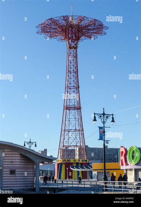 Coney Island Old Rides, New York USA Stock Photo - Alamy