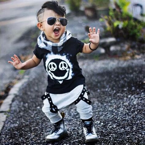 Baby Clothes Newborn Baby Boys Kids Outfit Bodysuit T shirt Top Pant ...