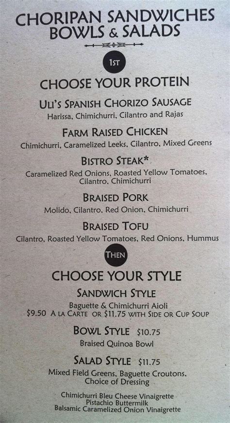 Choripan By Asado Menu, Menu for Choripan By Asado, Tacoma, Tacoma ...