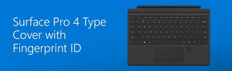 Microsoft Surface Pro 4 Type Cover with Fingerprint ID | Tech Nuggets