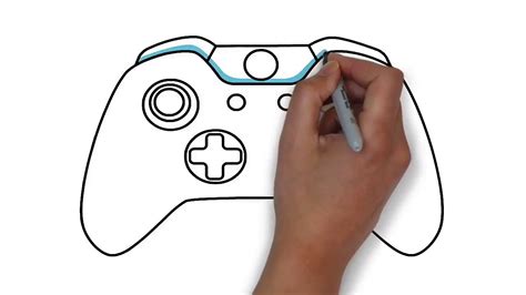 Xbox Controller Drawing : Let's Play, Xbox Controller Svg, Xbox Svg ...