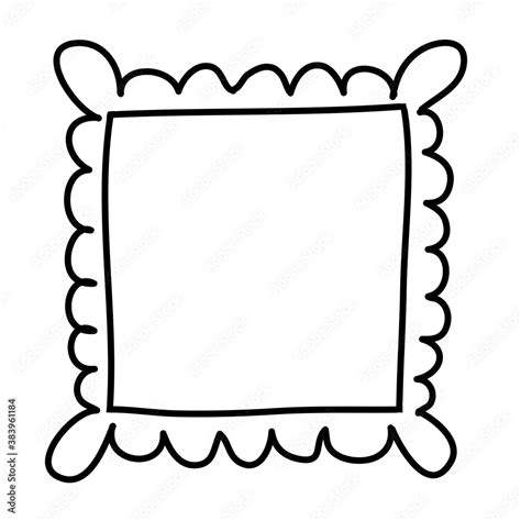 Square Objects Clipart Black And White