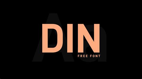 DIN Font Download - Free Fonts Lab