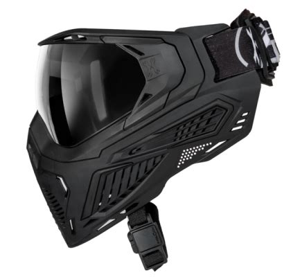 HK Army SLR Paintball Mask- Midnight (Black/Black) Smoke Lens • Tri ...