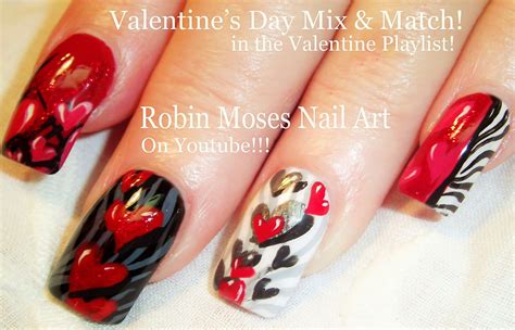 Nail Art by Robin Moses: "valentine nails" "valentine's day nails" "nail art" "valentine's day ...