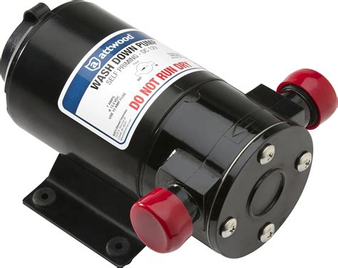 Amazon.com: Attwood 115744 Self-Priming 12-Volt DC Motor Boat Washdown ...