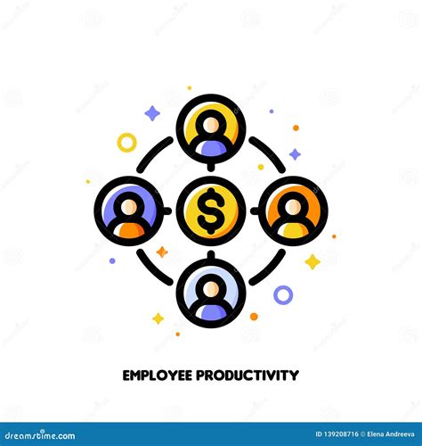 Productivity Icon In Trendy Design Style. Productivity Icon Isolated On ...