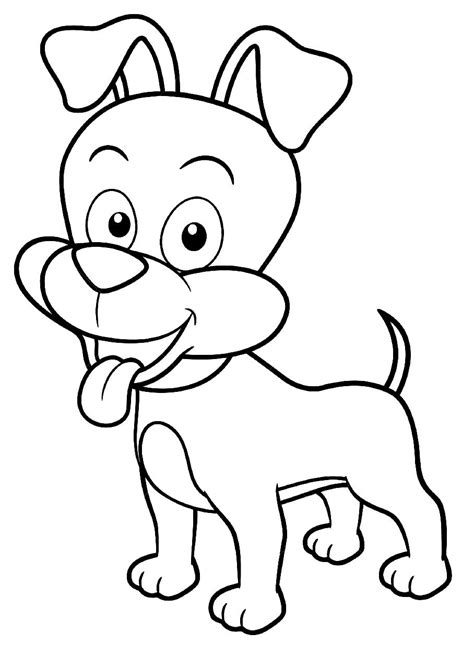 Desenho de cachorro para colorir - Dicas Boas pra Cachorro