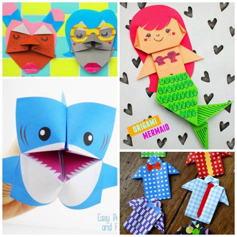 15 Origami Paper Crafts for Kids to Create - Make and Takes