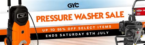 High Pressure Washers & Cleaners — GYC Mower Depot