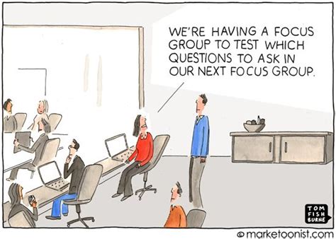 "Focus Group" cartoon | Tom Fishburne: Marketoonist | Marketing humor ...