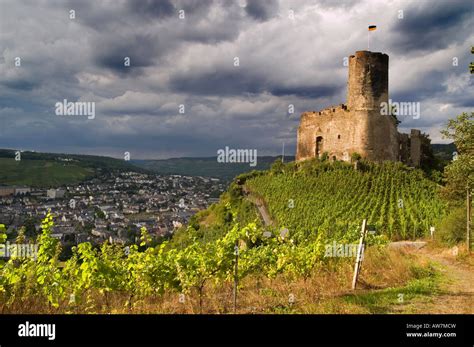 Burg Landshut castle, Bernkastel-Kues, Bernkastel-Wittlich region, Moselle area, Rhineland ...