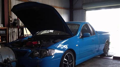 Ford Falcon BF MK1 XR6 Turbo Ute custom dyno tuned at DMD Tuning - YouTube