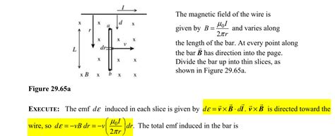 homework and exercises - determining Induced emf/current through v x B ...