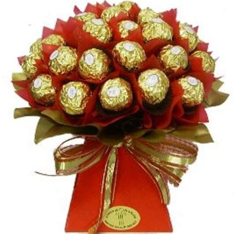 Ferrero Rocher Classic Red Bouquet - Chocolate bouquets - Gifts Perth - Delivered in Perth WA