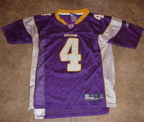 Brett Favre #4 - MINNESOTA VIKINGS (NFL) === Reebok Youth Jersey Size L (14/16) | eBay