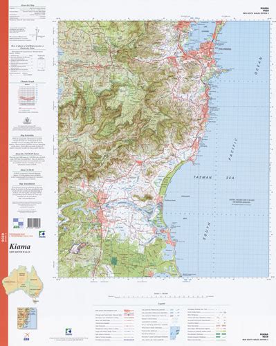 Kiama topographic map | 9028