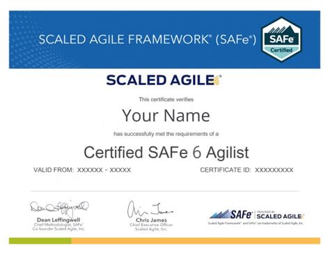 SAFe Agilist Certification in Bangalore | Leading SAFe Training