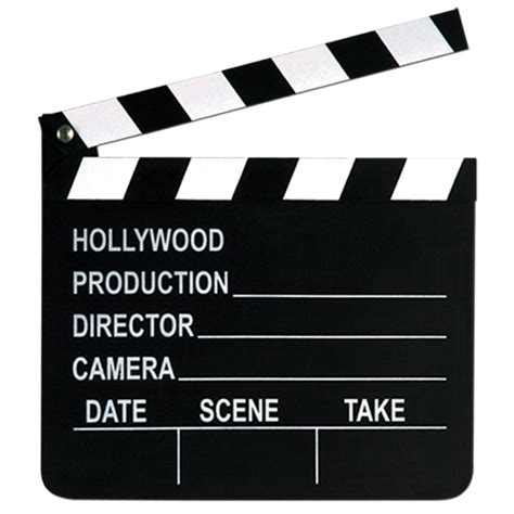 Club Pack of 12 Black and White Movie Set Clapboards Party Decor 8 ...