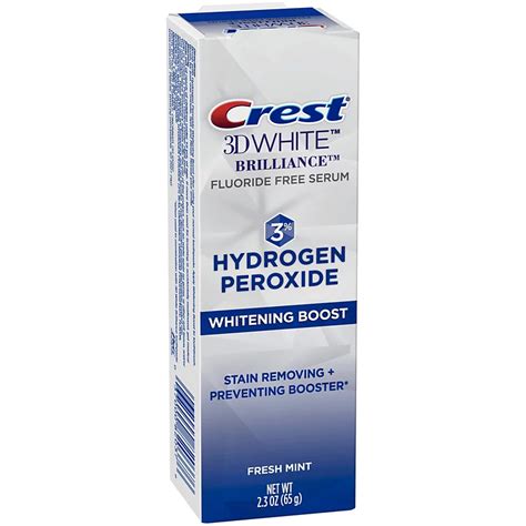 Crest 3D White Brilliance Hydrogen Peroxide Toothpaste Fresh Mint - Shop Oral Hygiene at H-E-B