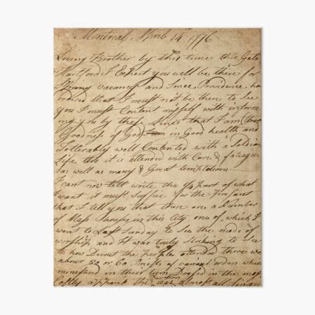 "Colonial Handwriting" Art Board Print for Sale by jeastphoto | Redbubble