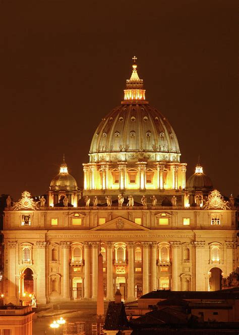 Night shot of the Basilica di San Pietro Photograph by Celso Diniz | Pixels