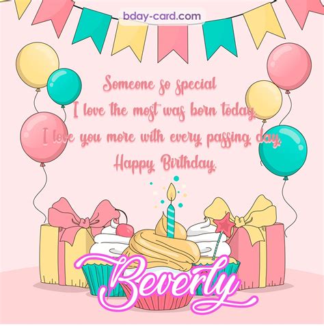 Birthday images for Beverly 💐 — Free happy bday pictures and photos | BDay-card.com