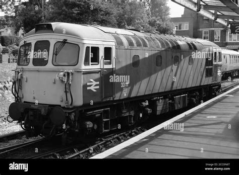 A class 33 Diesel locomotive Stock Photo - Alamy