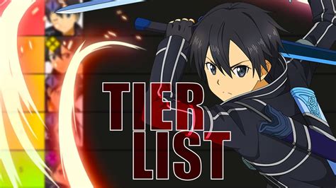 MY KIRITO TIER LIST | SAO Alicization Rising Steel - YouTube