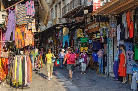 Shopping in the Plaka - Athens Editorial Stock Photo - Image of shops ...