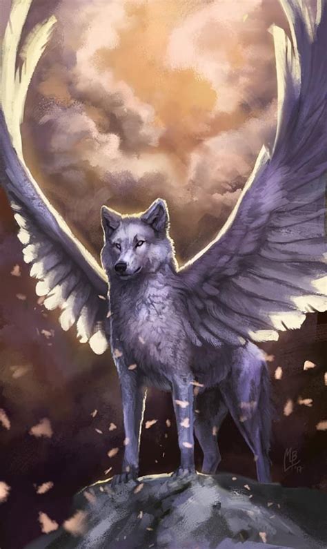 Cool Wolf Pictures With Wings