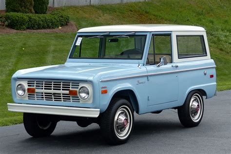 Baby Blue Ford Bronco