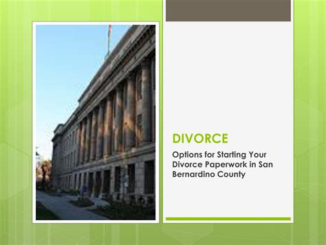 DIVORCE - San Bernardino Superior Court