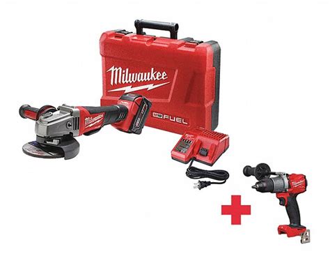 MILWAUKEE Cordless Combination Kit, 2 Tools, 18V DC - 165FV8|2780-21 ...