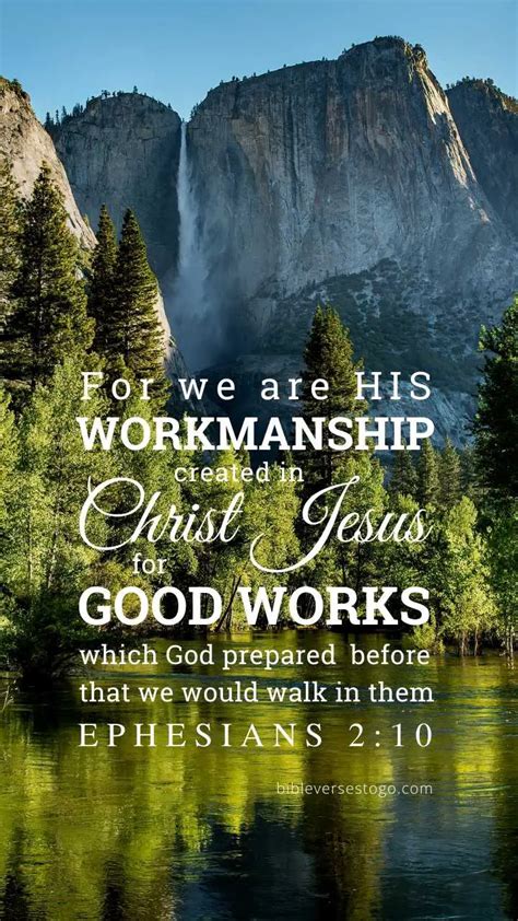 Yosemite Ephesians 2:10 – Encouraging Bible Verses