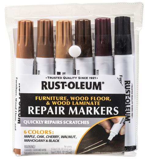 Rust-Oleum Wood Repair Markers, 6 Pack - Walmart.com