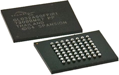 Spansion NOR 512Mbit Parallel Flash Memory 64-Pin BGA ...