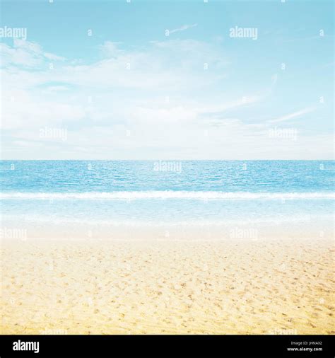 Sun and island beach Stock Photo - Alamy