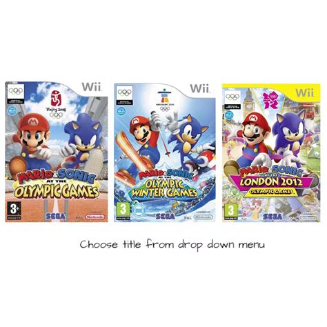 WII - MARIO & Sonic Olympic Games - Same Day Dispatched - Buy 1 Or ...